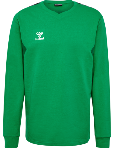 Hummel HML Authentic Co Training Sweatshirt - Vert