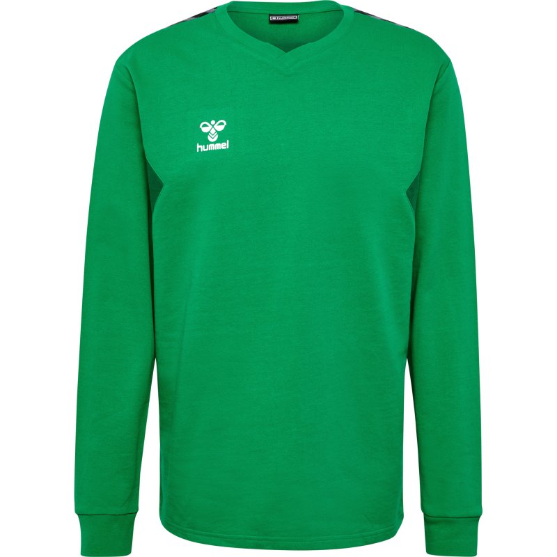 Hummel HML Authentic Co Training Sweatshirt - Vert