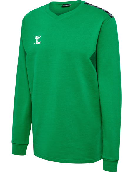 Hummel HML Authentic Co Training Sweatshirt - Vert