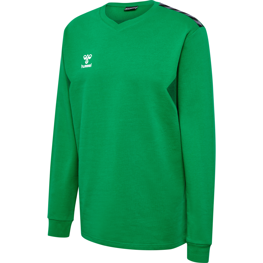 Hummel HML Authentic Co Training Sweatshirt - Vert