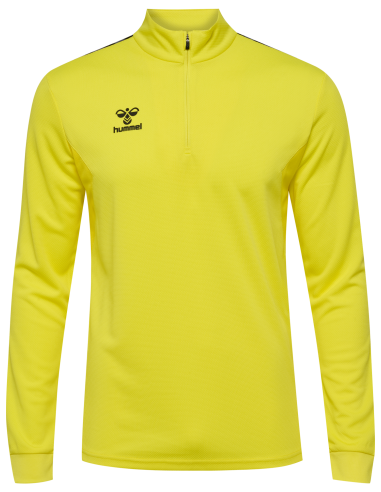 Hummel HML Authentic Half Zip Sweatshirt - Jaune