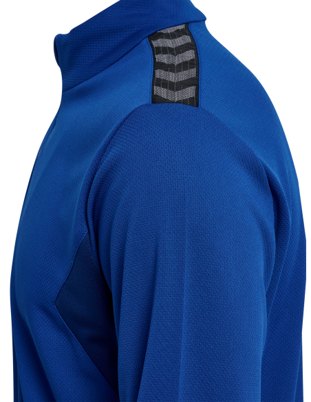 Hummel HML Authentic Half Zip Sweatshirt - Bleu Royal