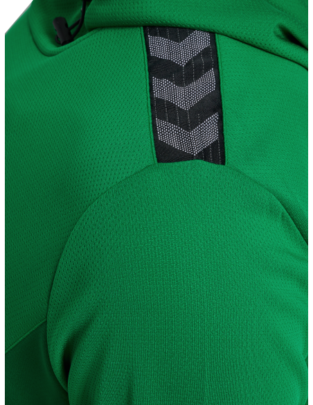 Hummel HML Authentic Poly Hoodie - Vert Hummel HML Authentic Poly Hoodie - Vert