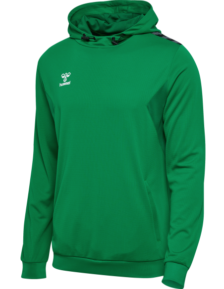 Hummel HML Authentic Poly Hoodie - Vert Hummel HML Authentic Poly Hoodie - Vert