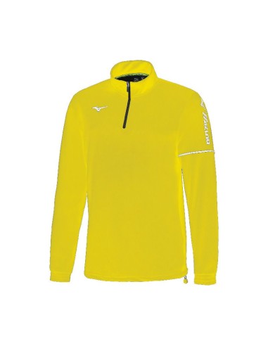 MIZUNO SENDAI TRAINING TOP - Yellow fluo