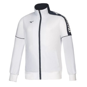 Mizuno KYOTO TRACK JACKET- White/Navy