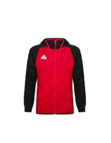 HOODIE ZIP ELITE - Rouge / Noir