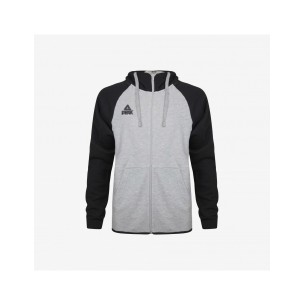 HOODIE ZIP ELITE - Gris / Noir