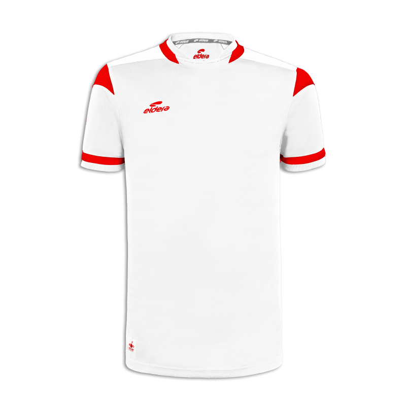 Eldera Maillot NAISE - Blanc & Rouge