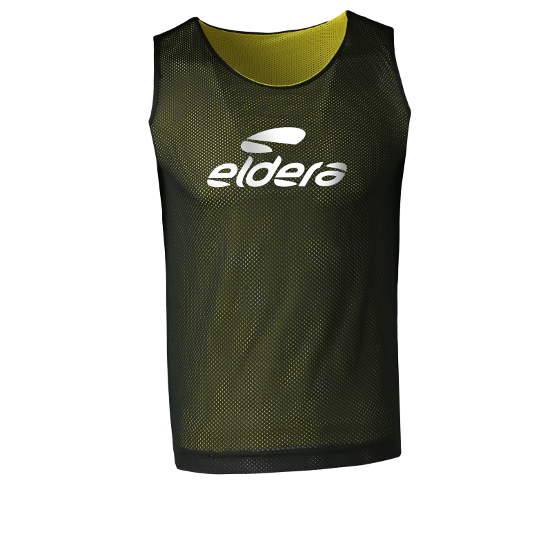 Eldera Chasuble REVERSIBLE MULTISPORTv2 - Noir/Jaune fluo