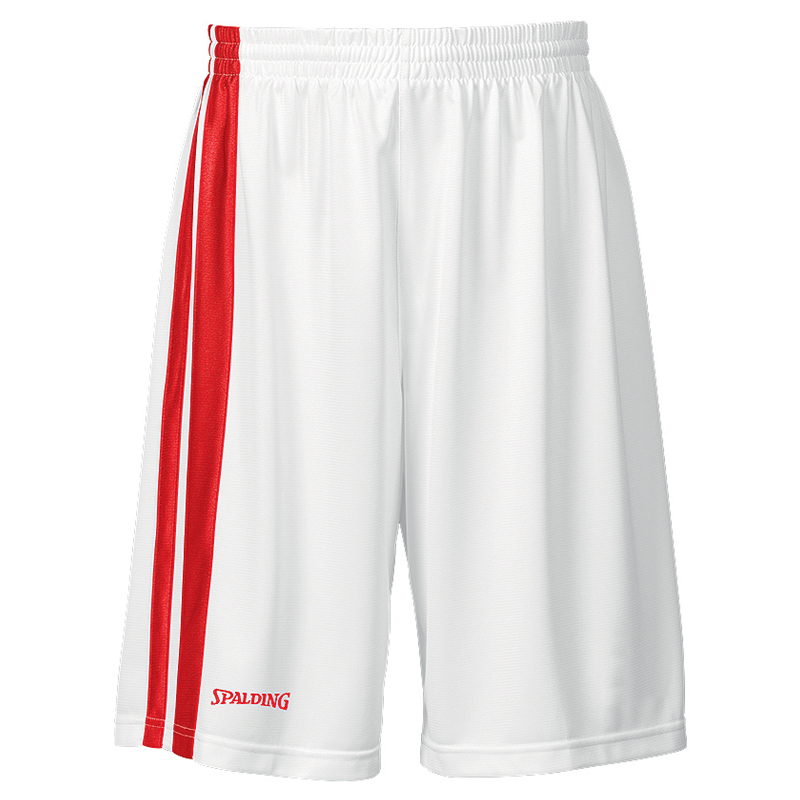 Spalding MVP Shorts - Blanc & Rouge