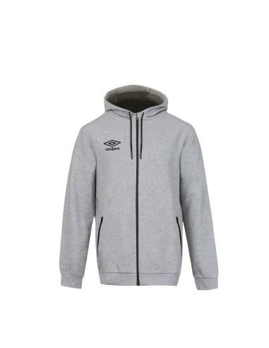 Umbro PRO TRAINING FULL ZIP HOODED SWEAT -Gris Chiné