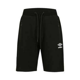 Umbro PRO TRAINING CUFFED BERMUDA - Noir / Blanc