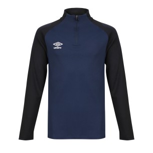 Umbro CHALLENGE 1/2 ZIP SWEAT - Marine / Noir