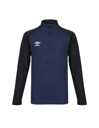 Umbro CHALLENGE 1/2 ZIP SWEAT - Marine / Noir