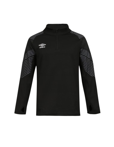 Umbro LEAGUE 1/2 ZIP SWEAT - Noir / Gunmetal