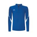 Eldera Sweat Col zippé COMPO - Royal et Blanc