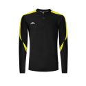 Eldera Sweat Col zippé COMPO - Noir et Jaune