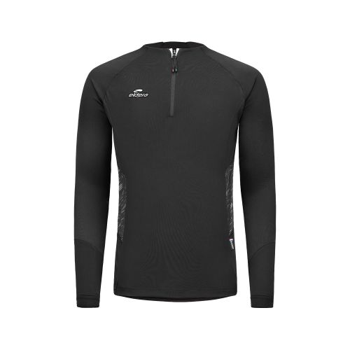 Eldera Sweat col zippé ELITE - Noir et blanc