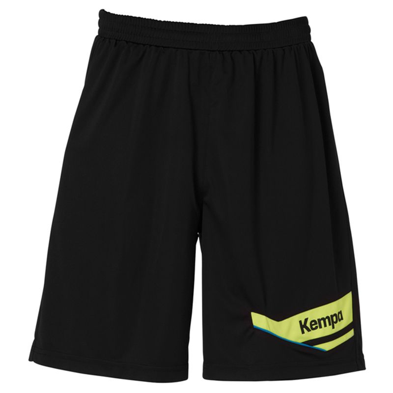 Kempa Offense Shorts - Noir & Jaune Fluo