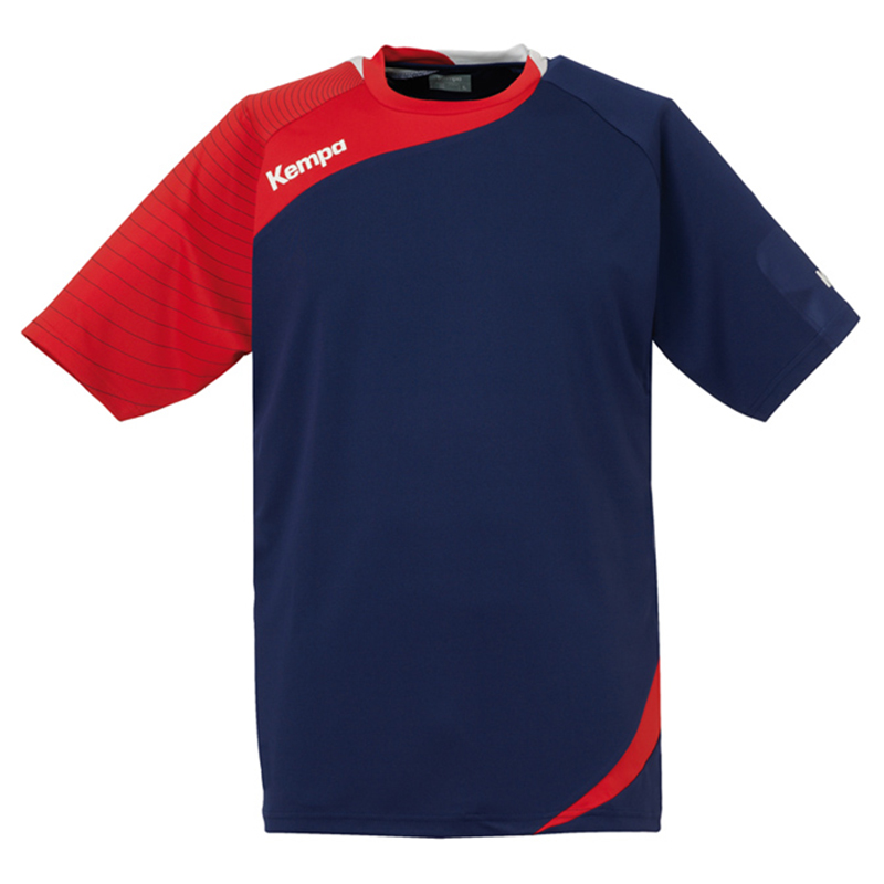 Kempa Circle Shirt Men - Marine & Rouge