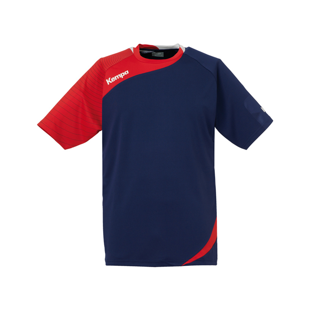 Kempa Circle Shirt Men - Marine & Rouge