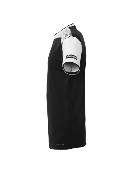 Kempa Emotion Shirt - Noir & Blanc - Vue de côté
