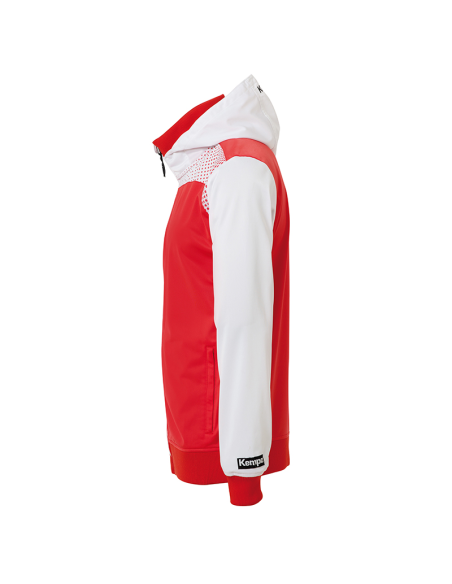 Kempa Emotion Hood Jacket - Rouge - Vue de côté