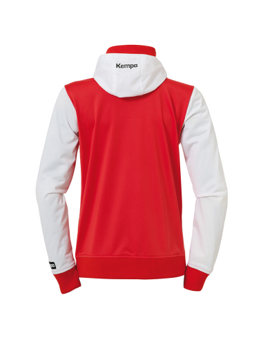 Kempa Emotion Women Hood Jacket - Rouge - Vue de dos