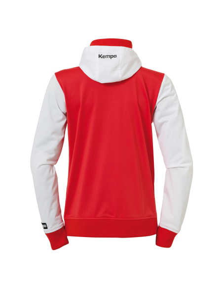 Kempa Emotion Women Hood Jacket - Rouge - Vue de dos