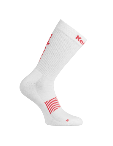 Kempa Logo Classic Socks - Blanc & Rouge