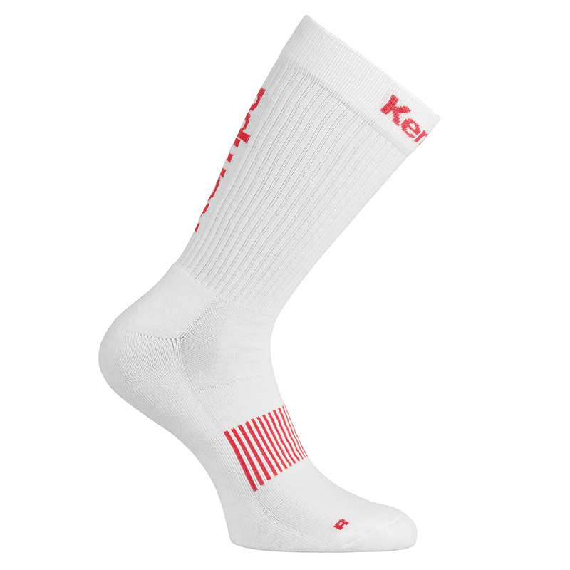 Kempa Logo Classic Socks - Blanc & Rouge