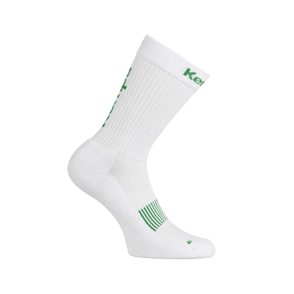 Kempa Logo Classic Socks - Blanc & Vert