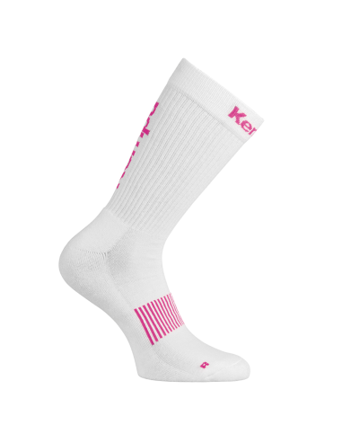 Kempa Logo Classic Socks - Blanc & Rose