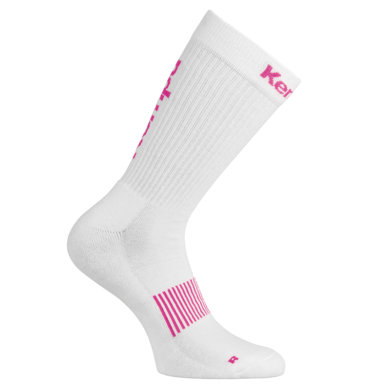 Kempa Logo Classic Socks - Blanc & Rose