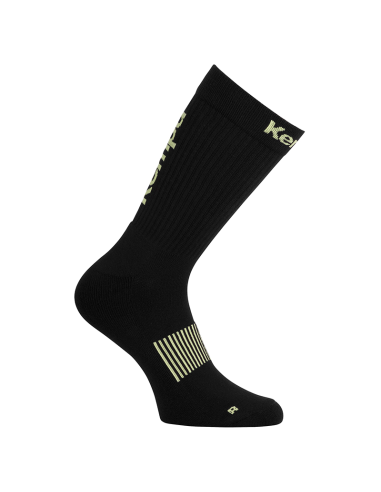 Kempa Logo Classic Socks - Noir & Jaune Fluo