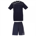Uhlsport Match Team Kit Men - Marine & Blanc