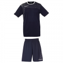 Uhlsport Match Team Kit Women - Marine & Blanc