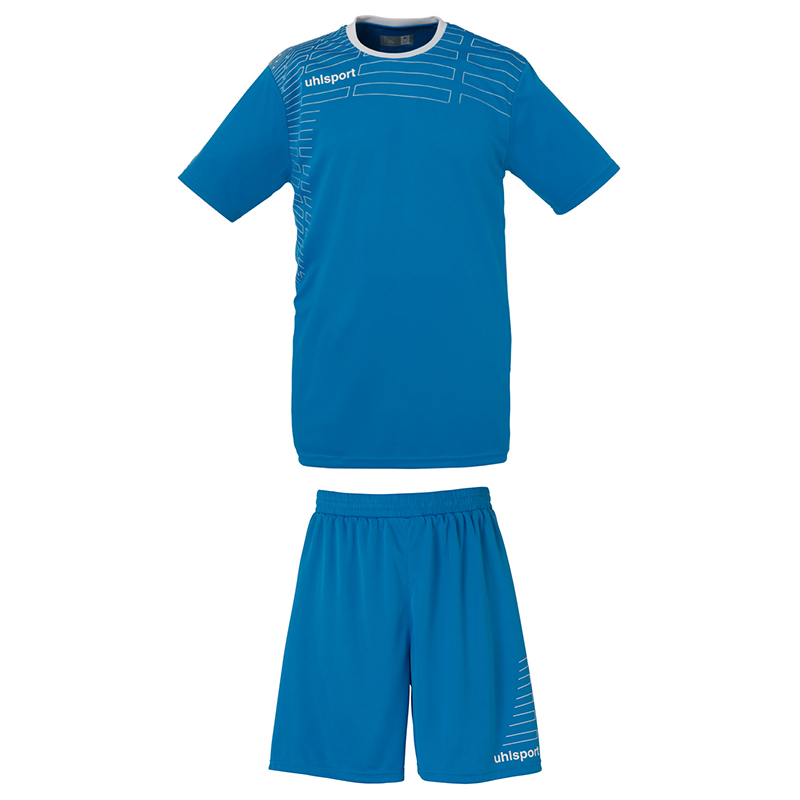 Uhlsport Match Team Kit Women - Cyan & Blanc