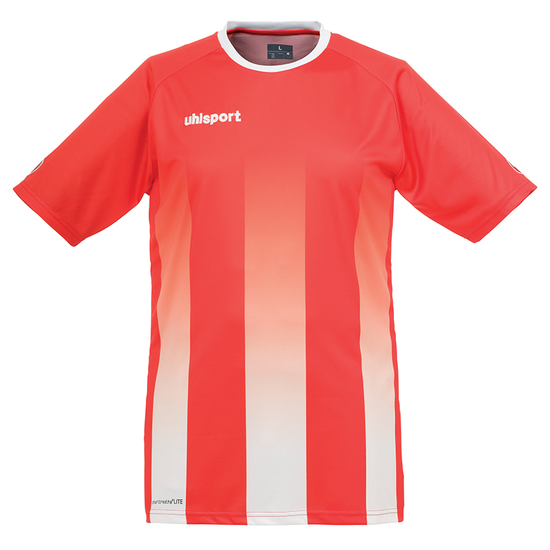 Uhlsport Stripe Shirt - Rouge & Blanc