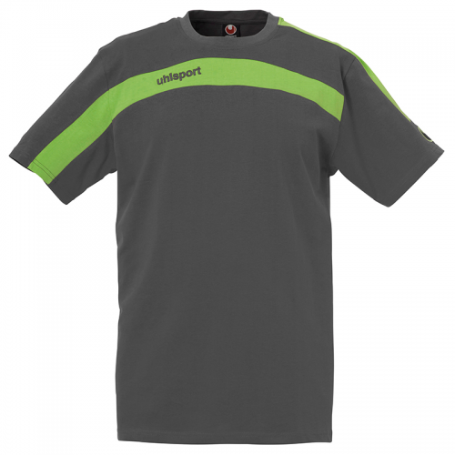 Uhlsport Liga Training T-Shirt - Anthracite & Vert
