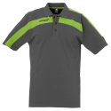 Uhlsport Liga Training Polo Shirt - Anthracite & Vert