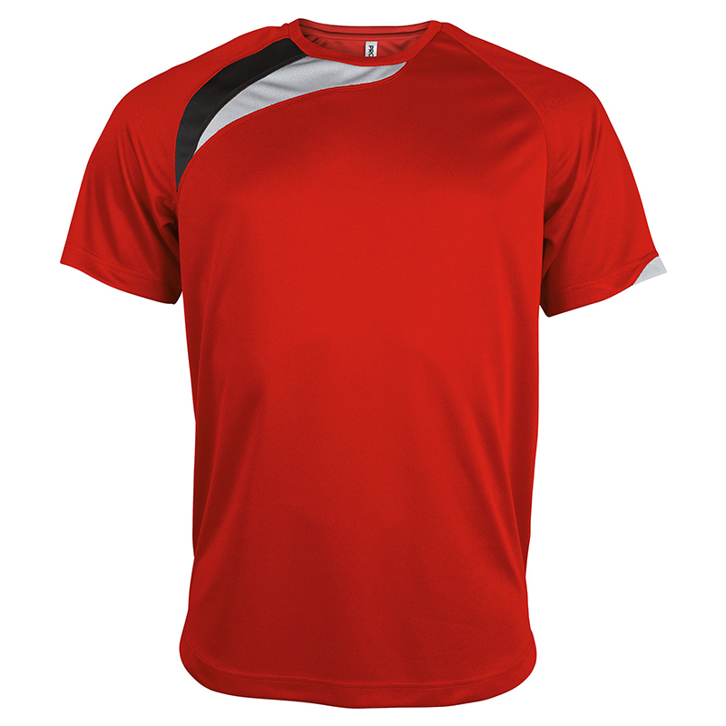 Maillot foot rouge et noir best sale