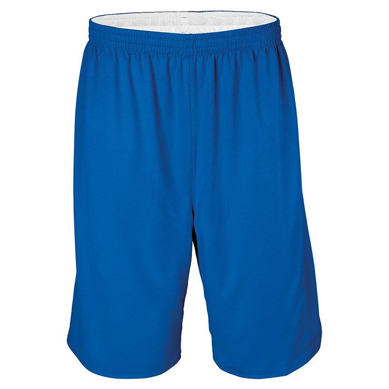 Short Basketball Réversible - Royal & Blanc