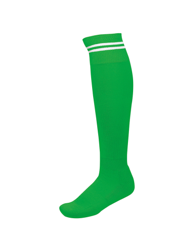 Chaussettes de Sport à Rayures - Vert & Blanc