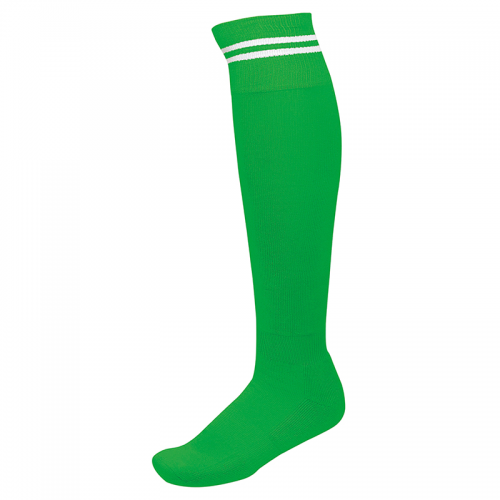 Chaussettes de Sport à Rayures - Vert & Blanc