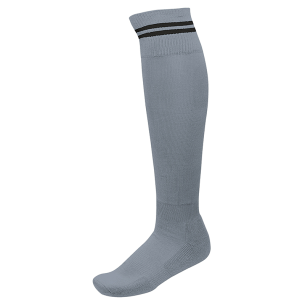 Chaussettes de Sport à Rayures - Gris & Noir