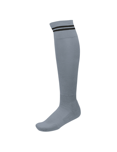 Chaussettes de Sport à Rayures - Gris & Noir