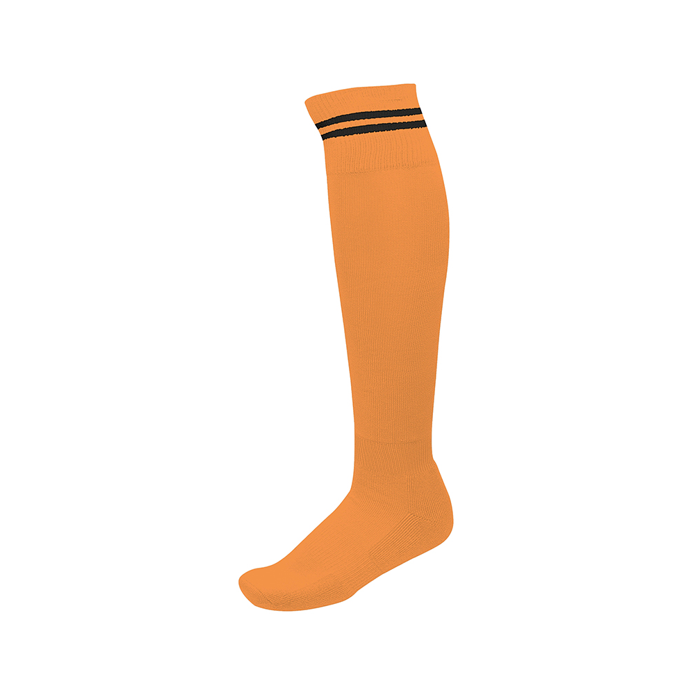 Chaussettes de Sport à Rayures - Orange & Noir