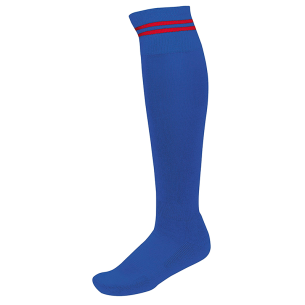 Chaussettes de Sport à Rayures - Royal & Rouge